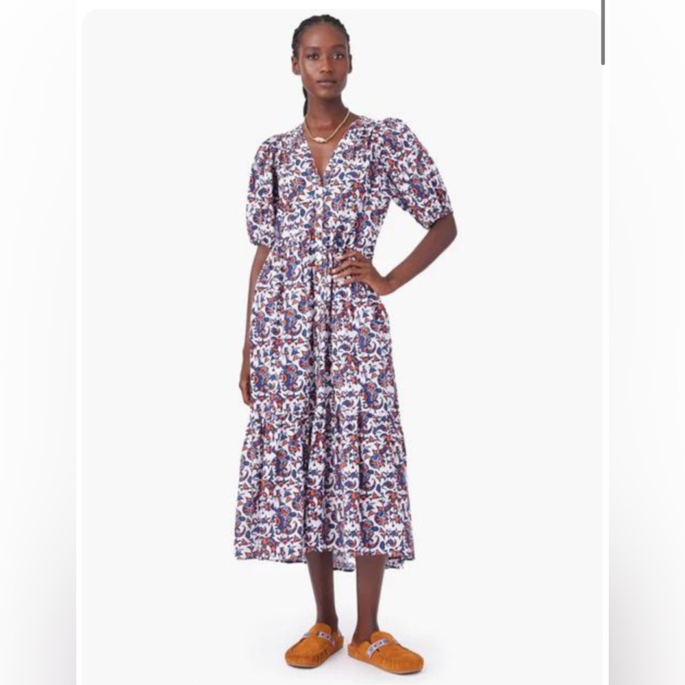 XiRENA Lennox Midi Dress in Amalfi Blue Medium - Picture 7 of 8